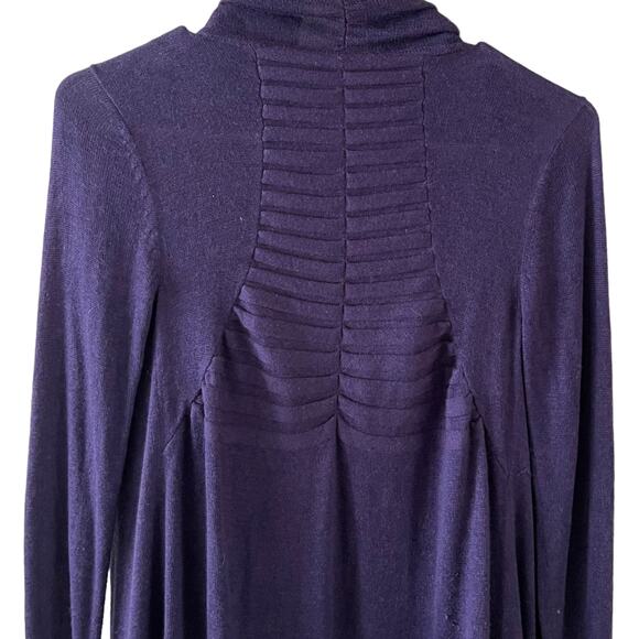 Lululemon Live Healthy Cardigan Wrap Womens 6 Cashmere Bamboo Knit Sweater Drape - Picture 4 of 6